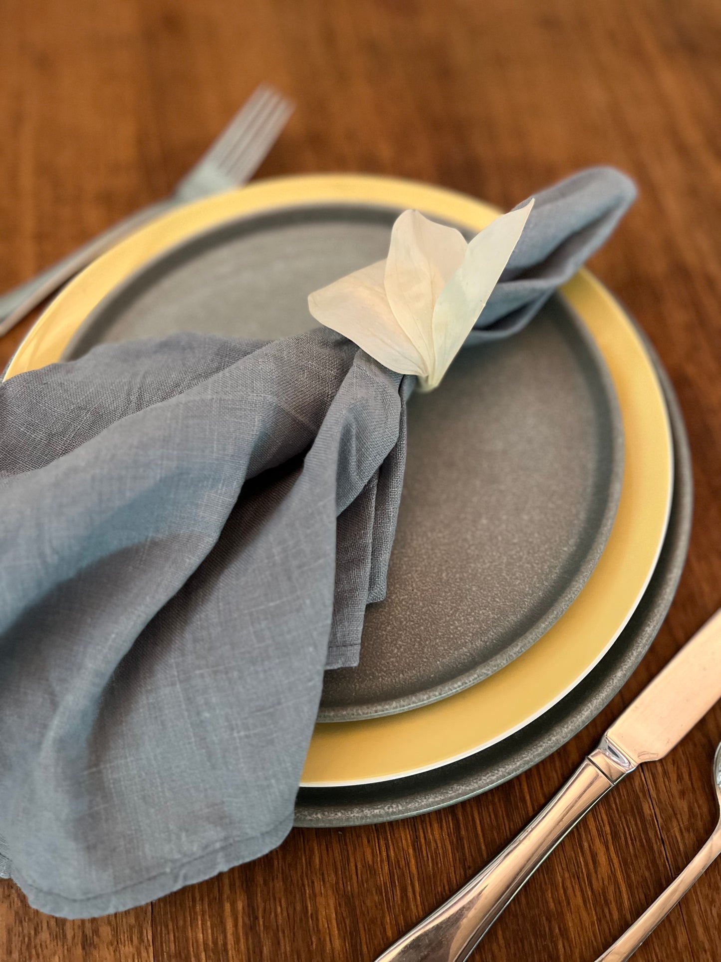 Dried Flower Napkin Rings