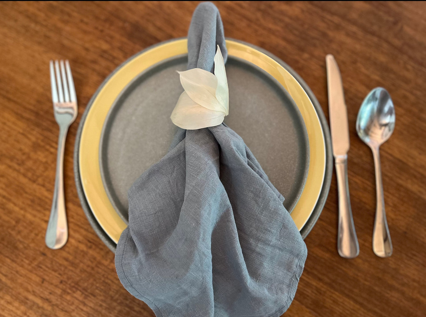 Dried Flower Napkin Rings