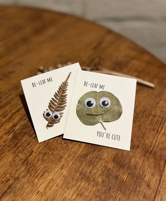 Be-Leaf Me You're Cute • Gift Tag